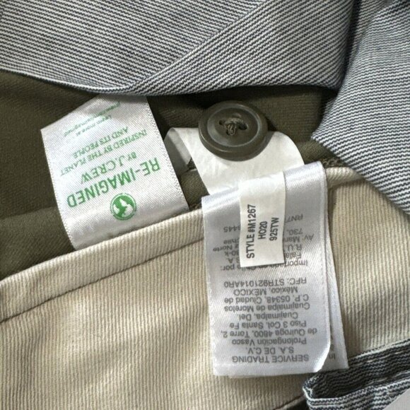 J. Crew 484 Slim Chino Pants Men's 36 Olive Green New 8479 - Picture 14 of 16
